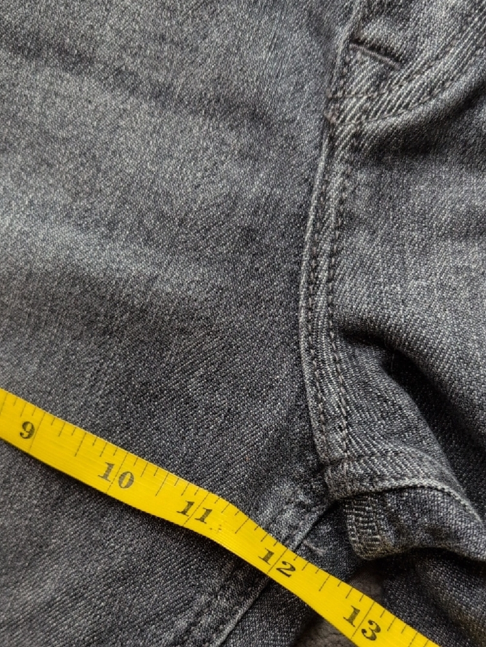 KanCan Straight Leg High-Rise Grunge Gray Black Wash 90's High Waisted Jeans - Picture 12 of 15
